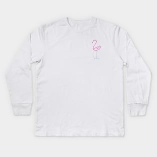 flamingo Kids Long Sleeve T-Shirt